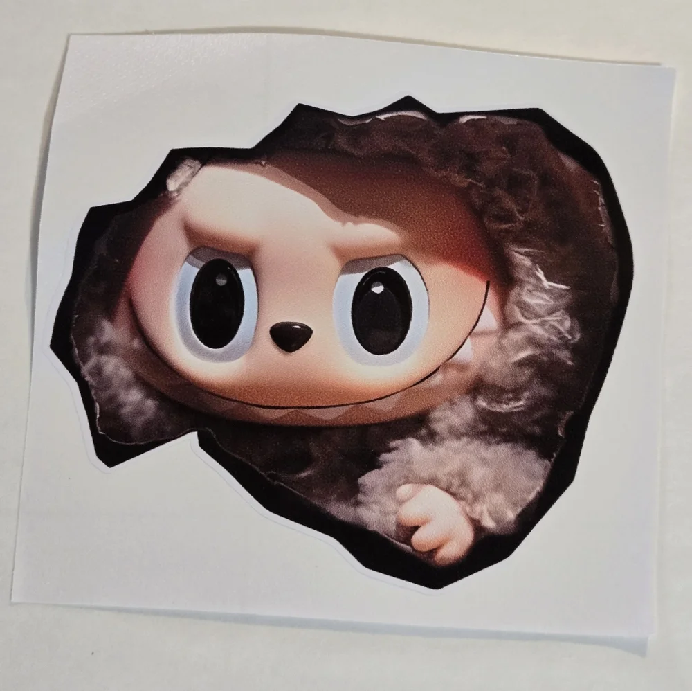 🍒🍒 Tan Labubu Sticker - Picture 3 of 4